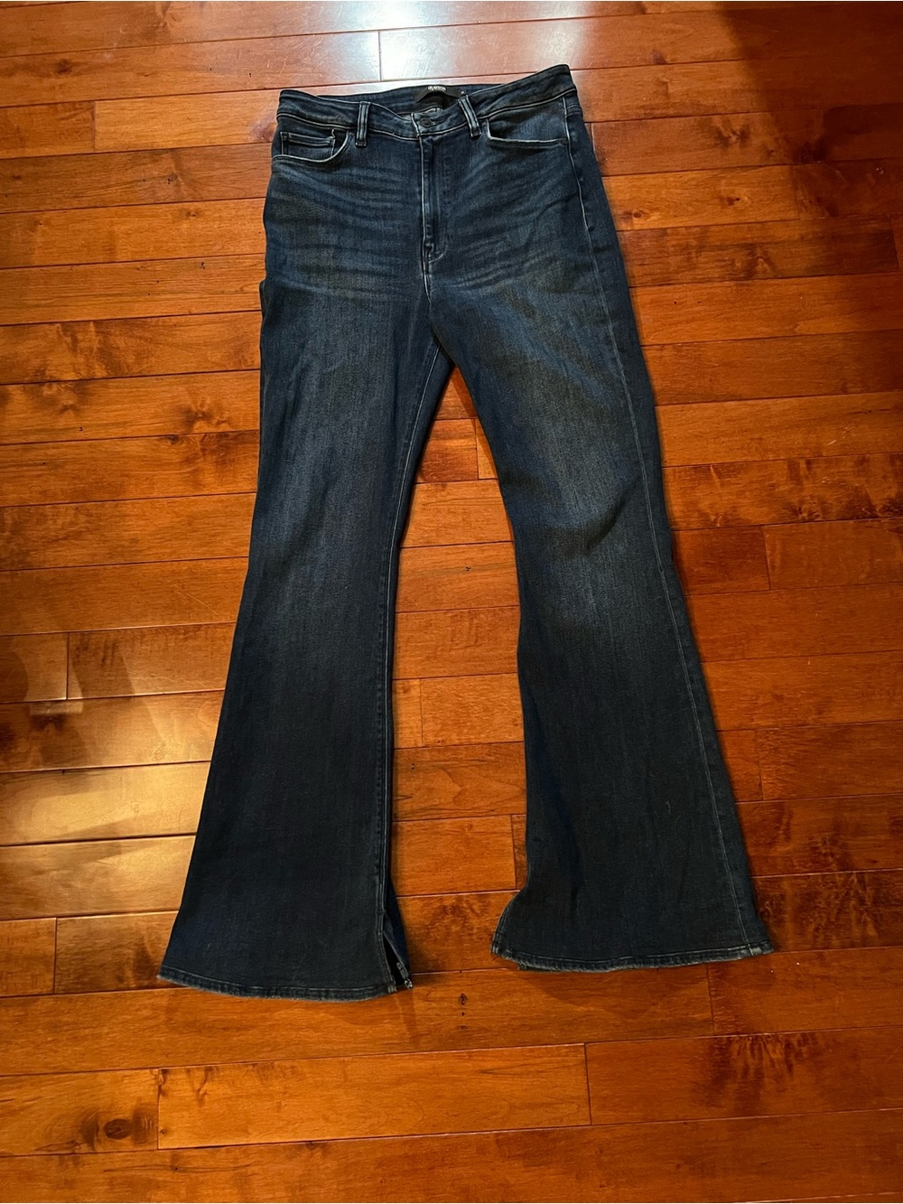 Hudson Jeans Blue Flare Wide Leg Denim